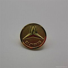 Zinc Alloy Die-Casting Souvenir Clip Metal Badges