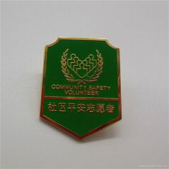 Metal Badge Pin Best Community Souvenir