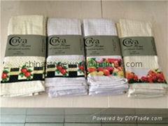 wholesale printing standard cotton tea towel