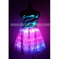 optical fiber luminous dress for stage  performance 1