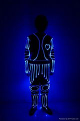 optical fiber luminous stage costume