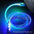 STC lighting led usb cable for iphone 3