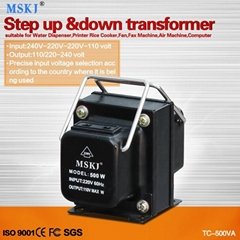 TC-500VA step up and down transformers with high quality