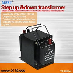 TC-5000VA step up and down transformer