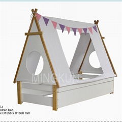 Latest wooden kid cabin bed design 2015