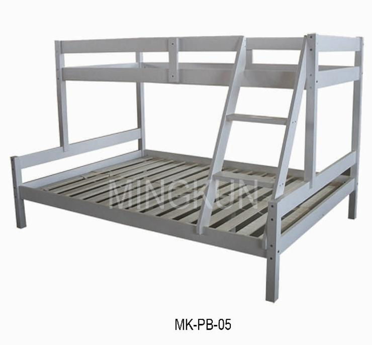 Cheap Pine wood double decker bed 3