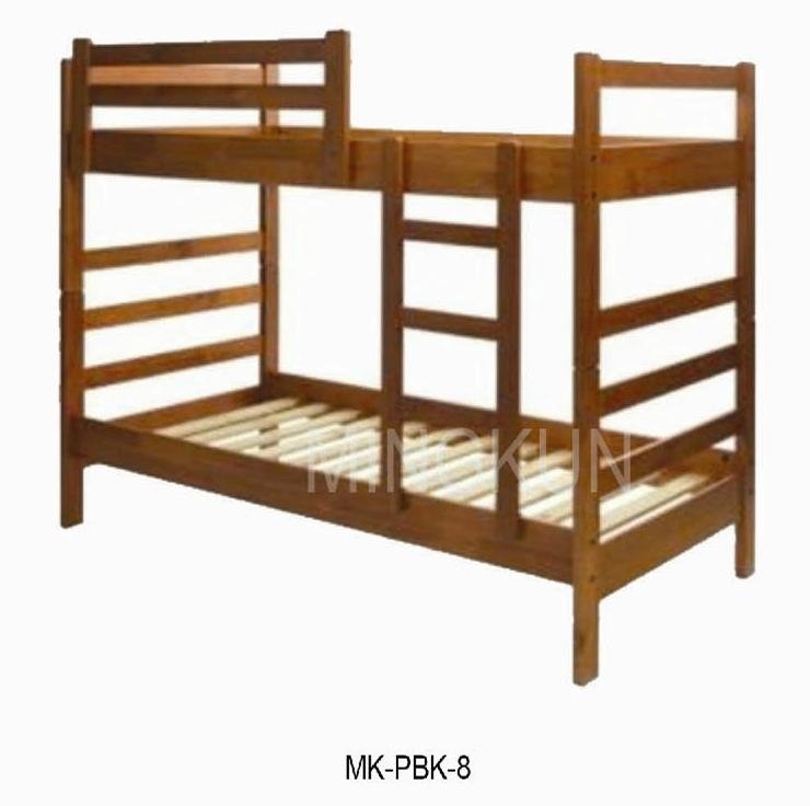 Cheap Pine wood double decker bed 2