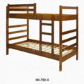 Cheap Pine wood double decker bed 2