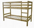 Cheap Pine wood double decker bed