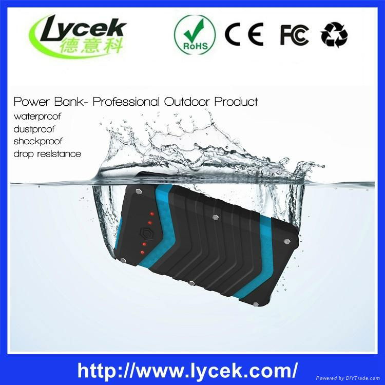 2015 promotional 18000mAh outdoor waterproof power bank 2