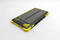 High Capacity power bank 8000 mah water resistant external solar power bank 4