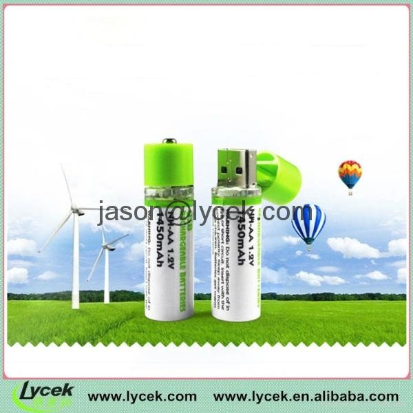 AA 1.2v Continuance Usb Rechargeable Battery 1