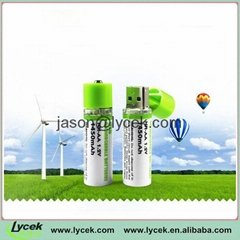 AA 1.2v Continuance Usb Rechargeable Battery