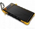 Waterproof Solar Power Bank 8000mAh Solar Mobile Phone Charger Solar Charger 2