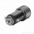 2015 New Stainless Steel Aluminium Dual USB Car Charger 3