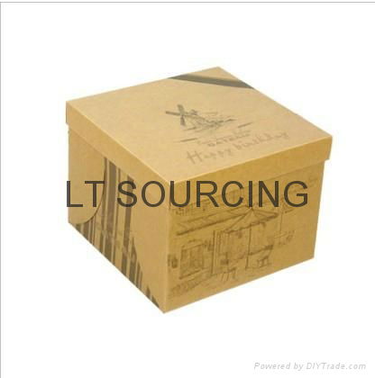 Top and base paper box with top and bottom lid cardboard box custom design  2