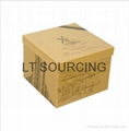 Top and base paper box with top and bottom lid cardboard box custom design  2