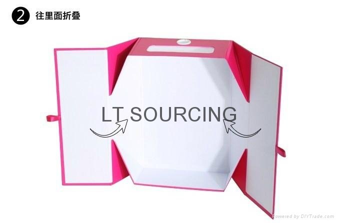 folding box board paper magnetic folding box paper folding box easy to ship and  5