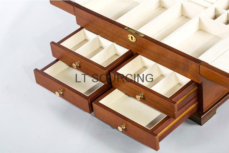 customer quality jewelry wood display case & watch display case 