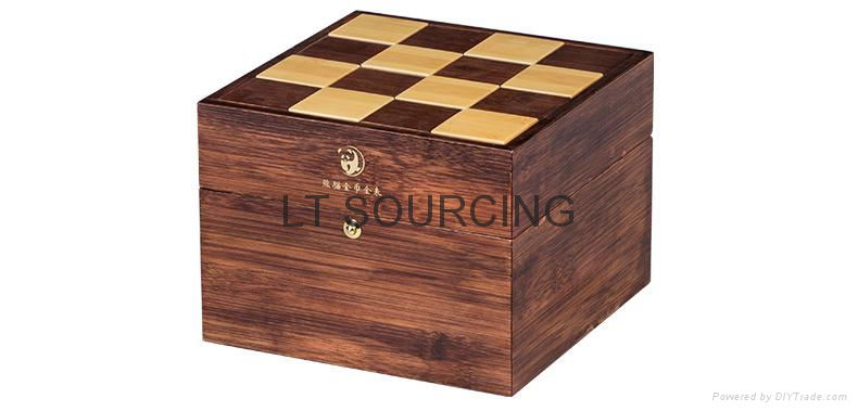 Fashion Elegant Wooden Winder Display Watch Box  5