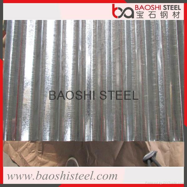 0.12-2.0mm Anticorrosion corrugated roofing sheet made of galvanised steel coils 5