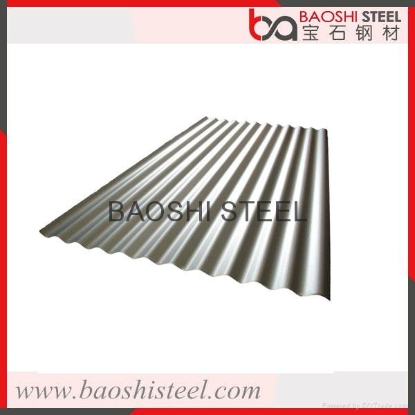 Baoshi steel customerized zinc coated metal roofs made in China
