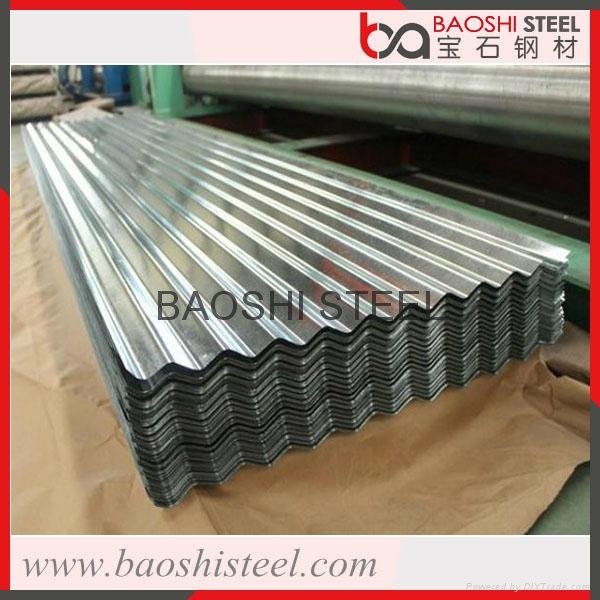 Baoshi steel customerized zinc coated metal roofs made in China 3