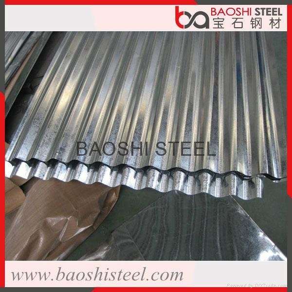 Baoshi steel customerized zinc coated metal roofs made in China 4