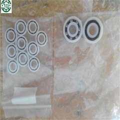 plastic bearing POM ring glass ball 