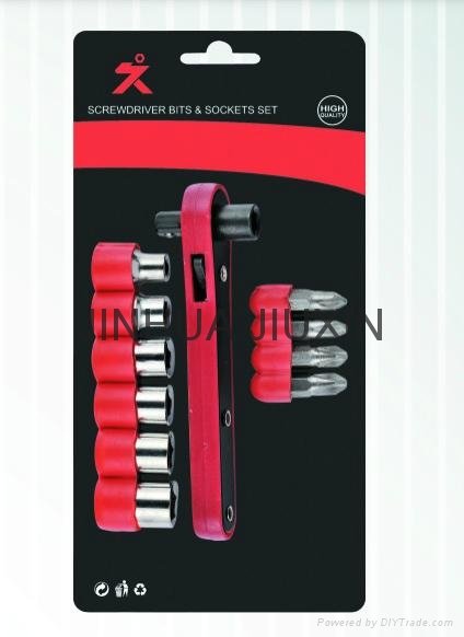 11PCS Mini Rachet Hand Tool Kit
