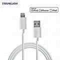 MFi certified lightning 8Pin USB cable for iPhone 6/ipad 1