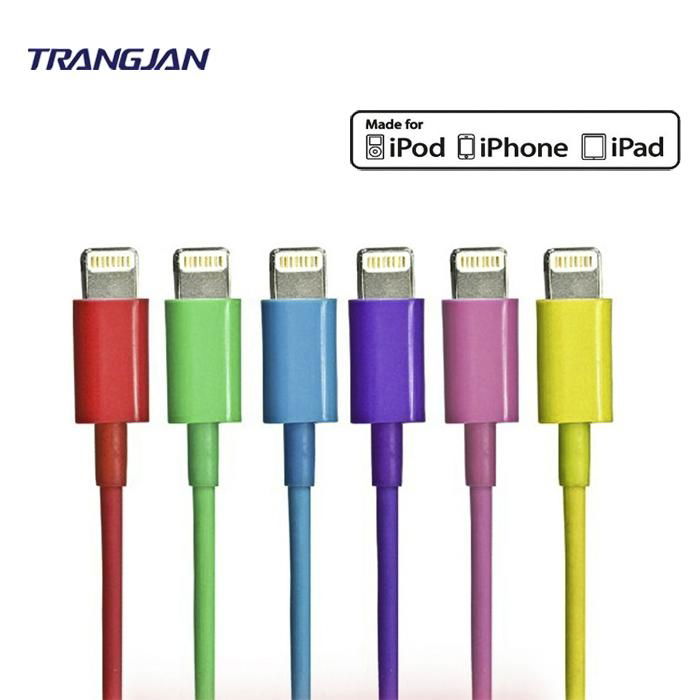 MFi certified lightning 8Pin USB cable for iPhone 6/ipad 2