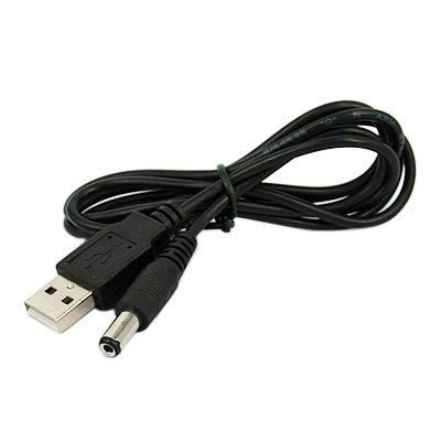 USB to DC 5.5x2.1mm power cord cable 4