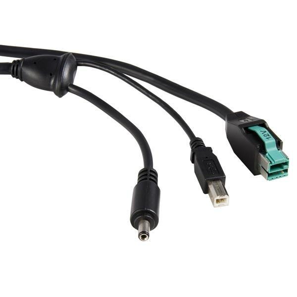 PoweredUSB cable 5V 12V 24V for NCR IBM retail POS equipment 