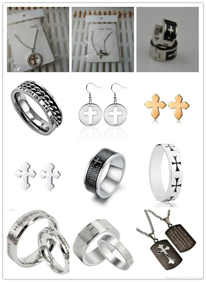 New design religion stainless steel jewelry wholesale 5