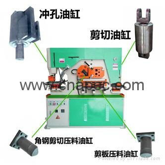 APEC brand AIW/Q35Y hydraulic steel process machine ironworker 3