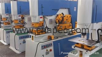 APEC AIW/Q35Y steel process hydraulic ironworker 