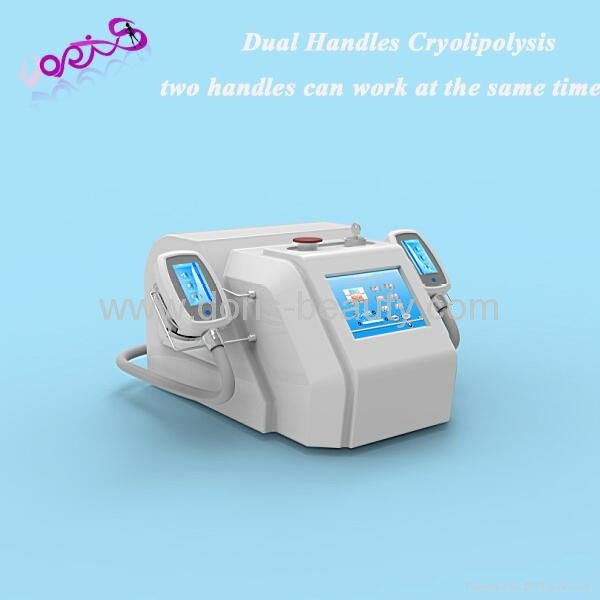 Portable anti-obesity  dual cryo handles cryolipolysis CRYO2