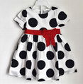 Kids boutique Polka dot party dress