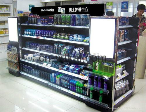 Cosmetic display shelf with lighting 3