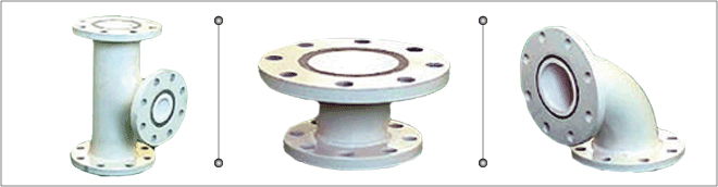 Alumina ceramic lining steel pipe with flange 3