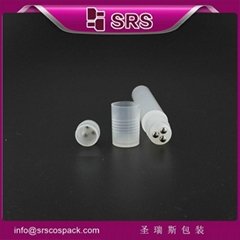 SRS various volume Plastic roller ball bottle with three ball 