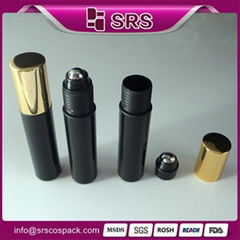 SRS plastic roll-on bottle for perfume and eye cream 