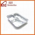 RFD227-3 aluminum foil three-section food packing container