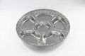 CUD360-6 circle six section fruit tray 1