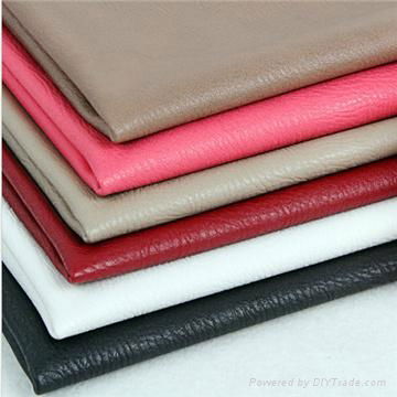 Soft and popular raw material PU leather for handbags and suitcases 3