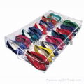 Clear Vinyl 16 Pair Underbed Shoe Chest 1