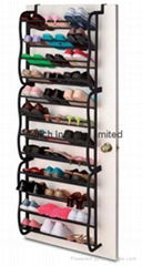 12 Tiers 36 Pairs Hanging Over the Door Shoe Rack