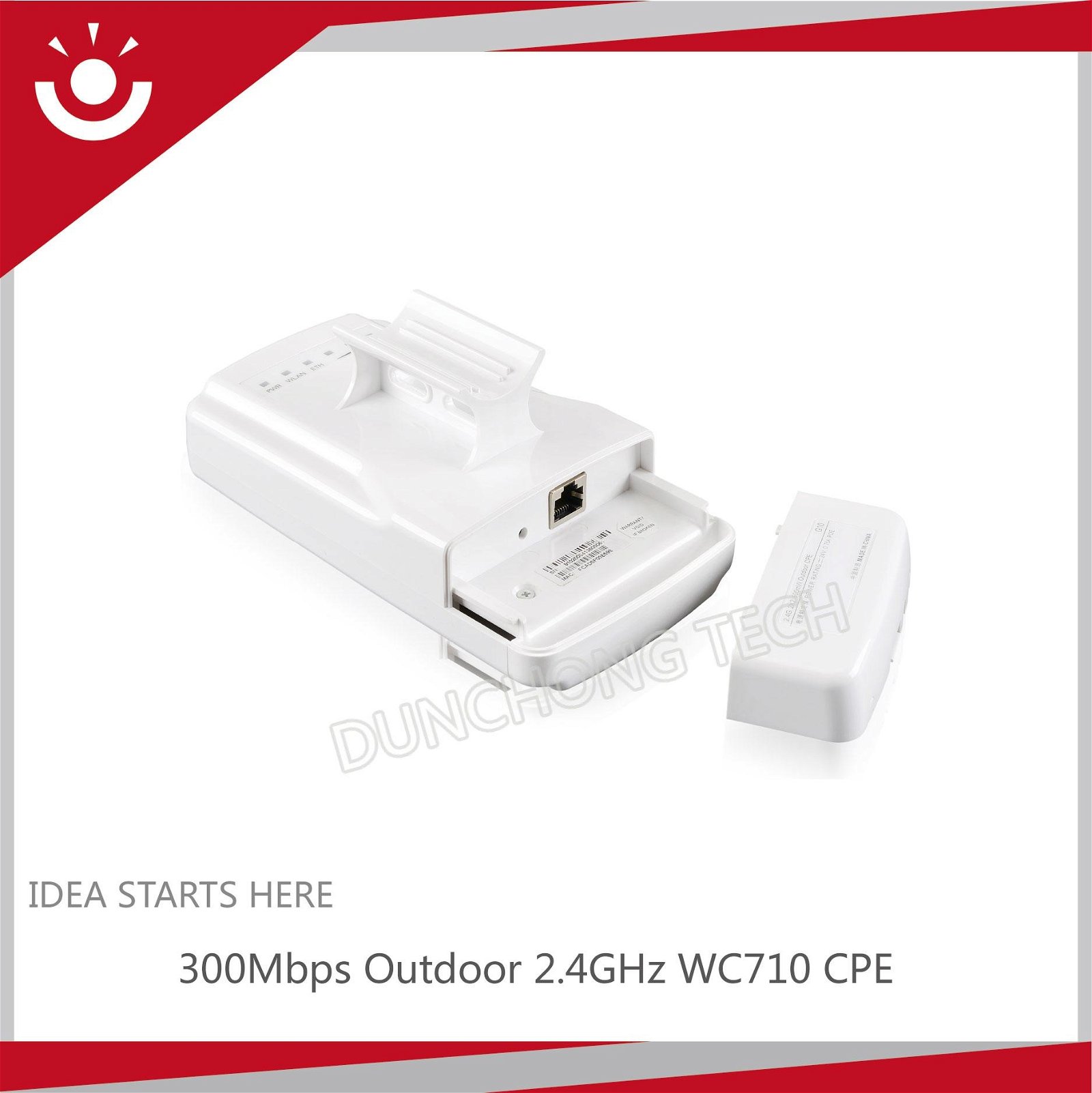 2.4GHz WC710 Outdoor Wireless Access Point CPE Bridge like wireless modem 3