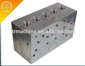 Custom CNC Milling Aluminum Manifold for the High Pressure Air Systems Industry